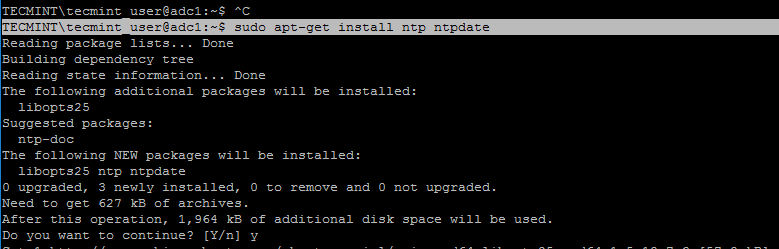 在 Ubuntu 系统下安装 NTP 服务